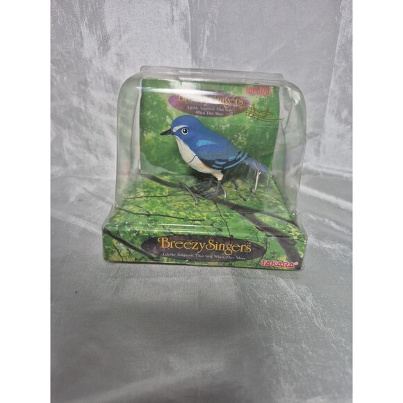 Takara Other - Vintage Breezy Singers Bluebird Takara Sings & Moves Motion Detected New Old